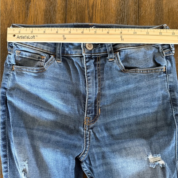 Hollister Womens High-Rise Super Skinny Classic Stretch Distressed Jeans Size 26 - Picture 10 of 14
